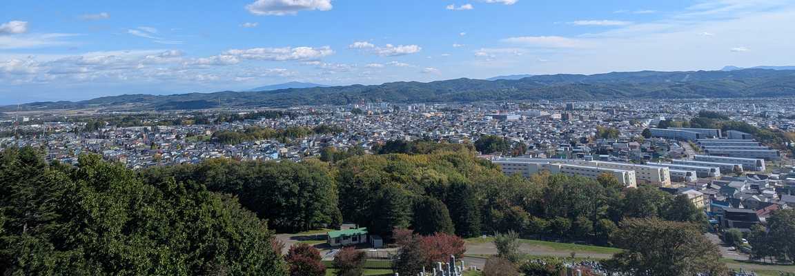 北見市街の風景